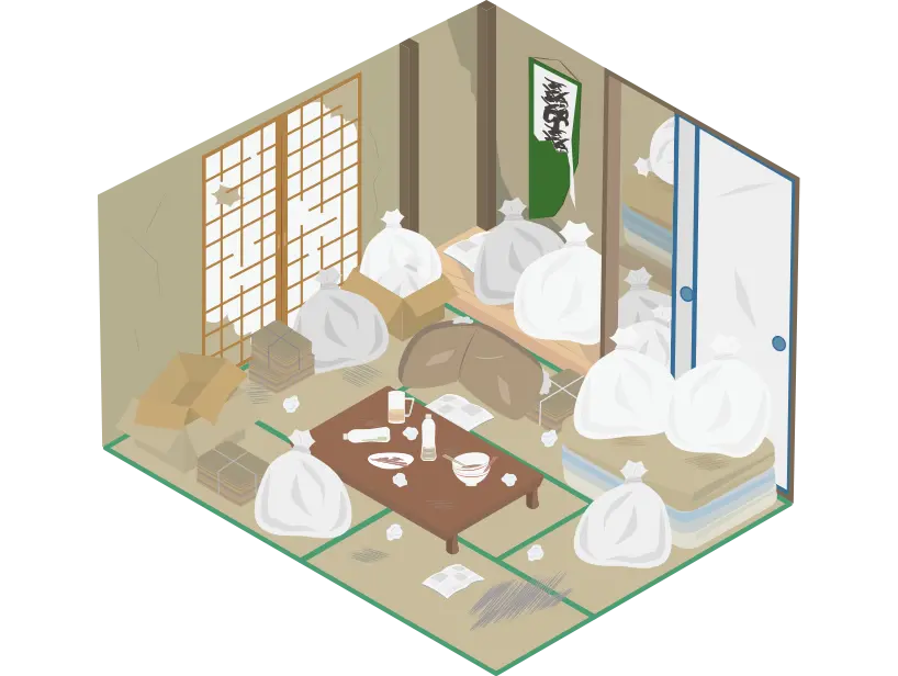 SERVICE 02 ごみ屋敷片付け